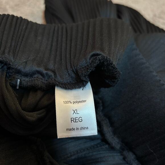 Maurices Plisse High Rise Wide Leg Pant Size XL Career Office Business Corporate - Picture 6 of 8